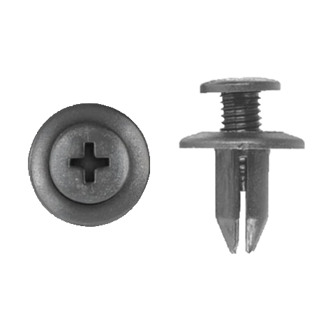 Black Nylon Phillips Screw Retainers 1603