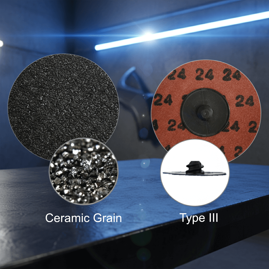 Genuine Norton 2" Quick-Change Sanding Discs (Type III) - 100pc Box - Professional Grade