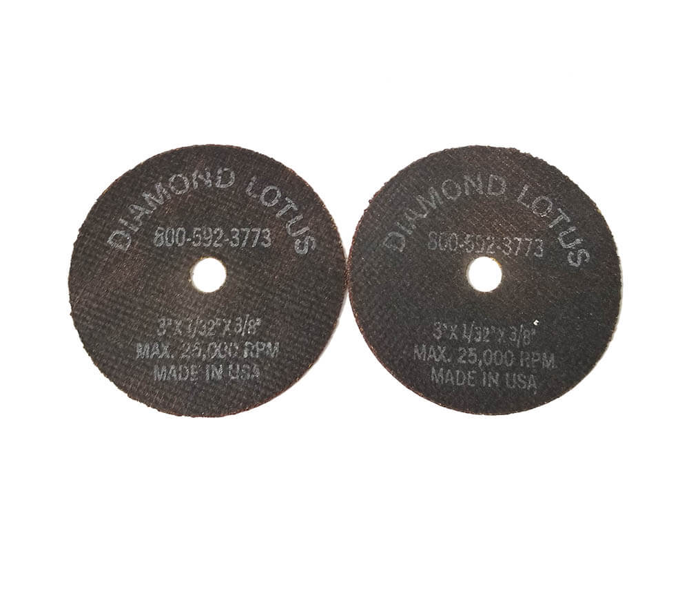 Diamond Lotus 3"x1/32"x3/8" Cut-off Wheel 60 Grit |Pack of 50| - prsupply
