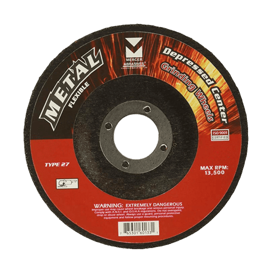 4-1/2" x 1/8" x 7/8" T27 Flexible Depressed Center Grinding Wheel