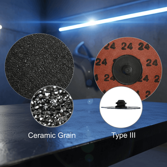 Genuine Norton 2" Quick-Change Sanding Discs (Type III) - 100pc Box - Professional Grade