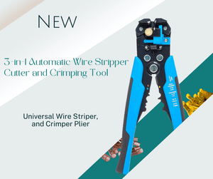 3-in-1 Automatic Wire Stripper, Cutter, and Crimping Tool