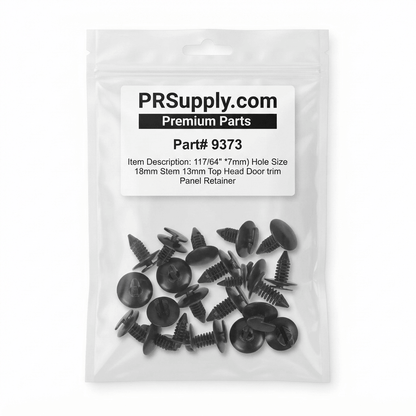 Door Panel Retainer - Black Nylon 9373