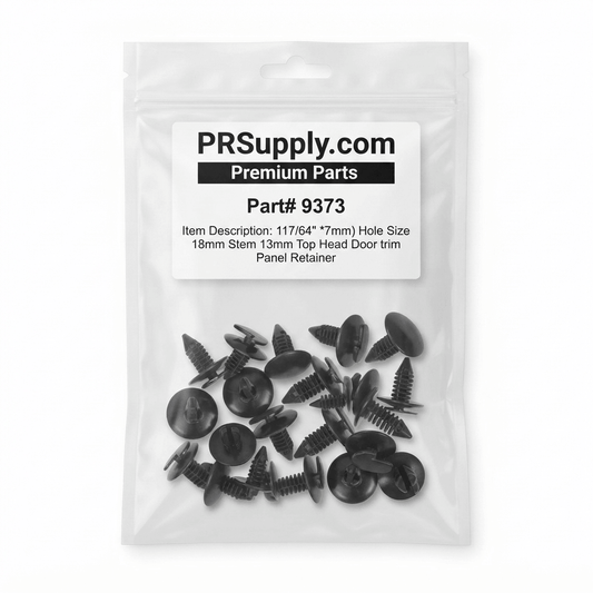 Door Panel Retainer - Black Nylon 9373