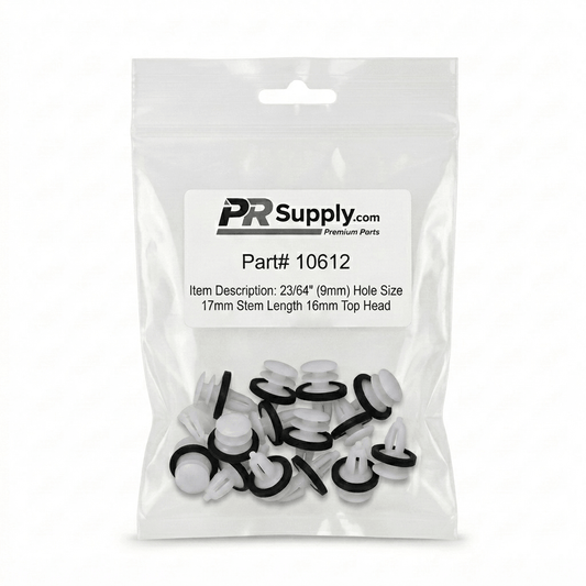 Ford Trim Panel Retainer White Nylon 10612