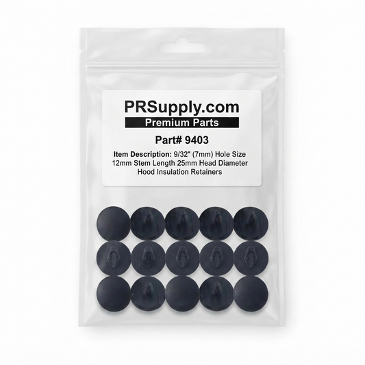 Hood insulation Retainer 25mm Head Diameter 9403