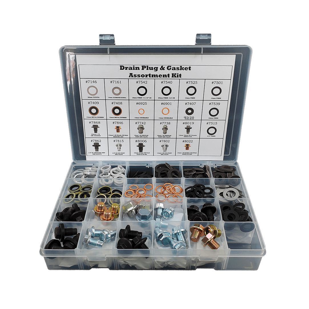 Drain Plug & Gasket Assortment Kit 300pcs