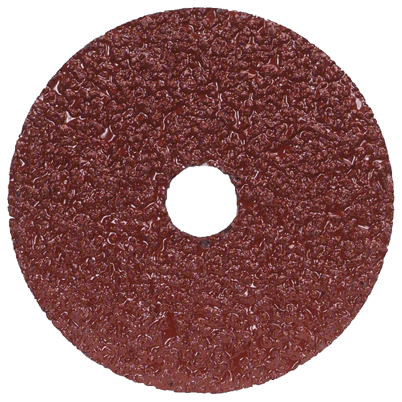 NORTON Fiber Disc: 4-1/2 in x 7/8 in, Aluminum Oxide Sanding Disc