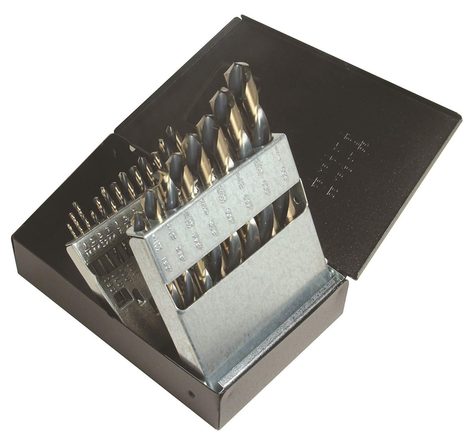 Vulcan 21 Piece Drill Bit Set (1/16” Thru 3/8” by 64th) - prsupply