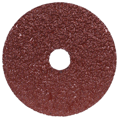 NORTON Fiber Disc: 4-1/2 in x 7/8 in, Aluminum Oxide Sanding Disc