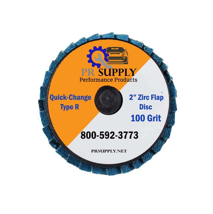 2" Mini Zirconia Flap Quick Change Disc 25pcs