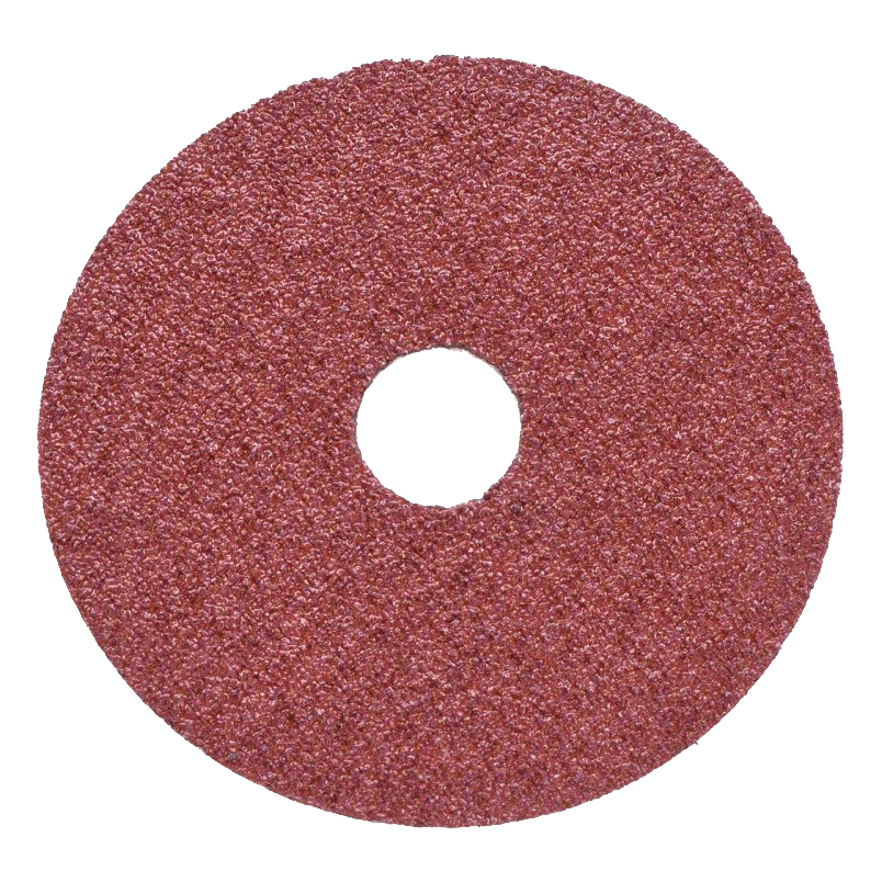 NORTON Fiber Disc: 4-1/2 in x 7/8 in, Aluminum Oxide Sanding Disc