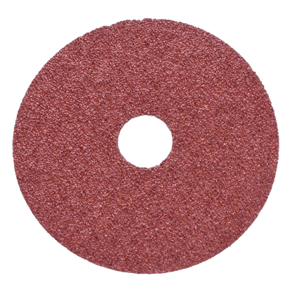 NORTON Fiber Disc: 4-1/2 in x 7/8 in, Aluminum Oxide Sanding Disc