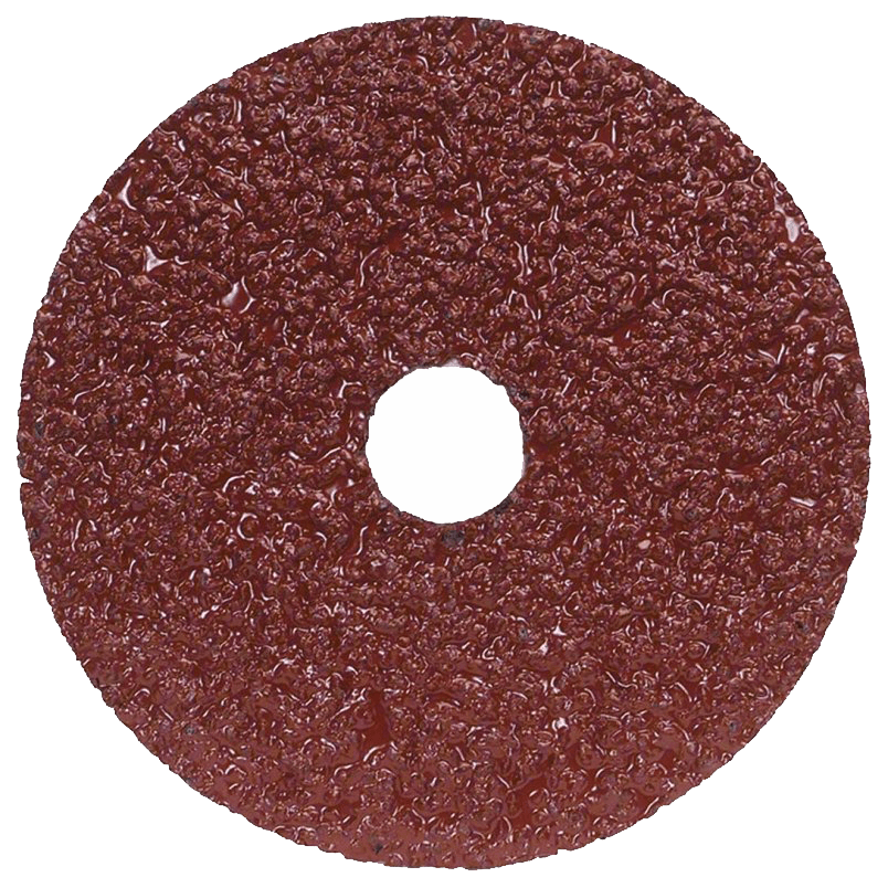 NORTON Fiber Disc: 4-1/2 in x 7/8 in, Aluminum Oxide Sanding Disc