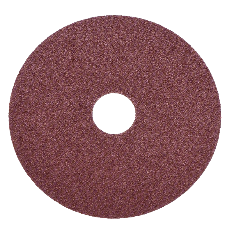 NORTON Fiber Disc: 4-1/2 in x 7/8 in, Aluminum Oxide Sanding Disc