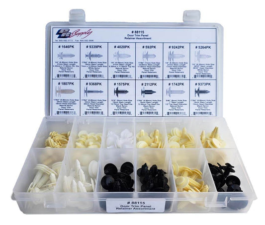 Automotive Door Trim Panel Retainer Assortment