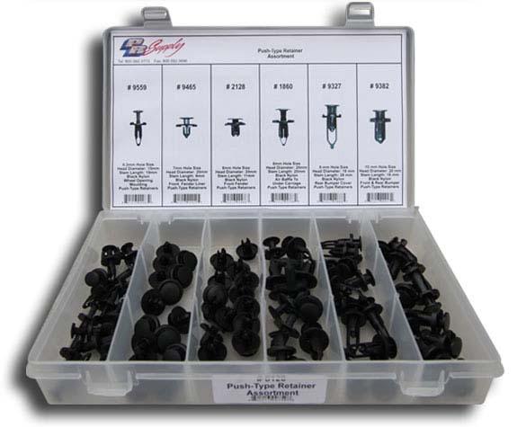 Universal Push-Type Retainer Assortment – PR Supply