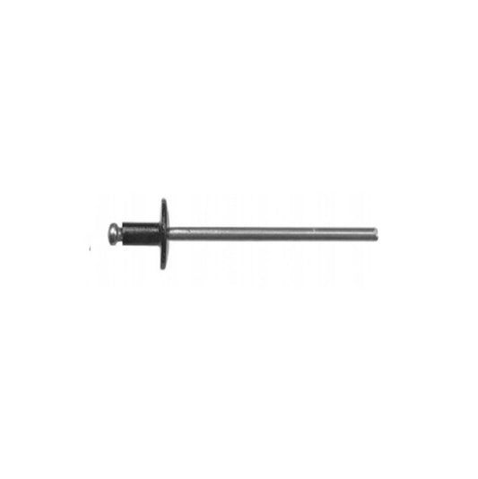 9118PK Black Aluminum Rivet Steel Mandrel Windshield Side Rail