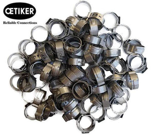 Oetiker Stainless Steel Hose Clamps (Pack of 100) - prsupply